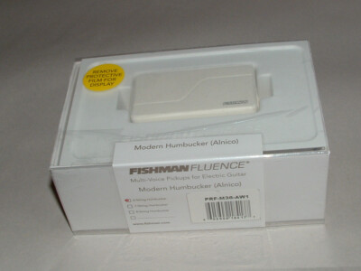 Fishman Fluence PRF-M36-AW1 6 String Modern Humbucker Alnico 3 Voices WHITE