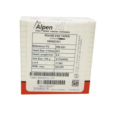 Coltene X856SC021 Alpen x1 FG #856.021 Super Coarse Round End Diamond Burs 25/Pk