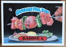 1986 Topps Garbage Pail Kids Card # 245b - 6th Series - BARBIE Q. - NRMT