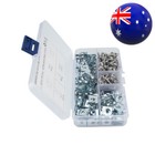 <!--F#f_0-->200 Pcs Car Motorcycle Speed Fasteners U Nut Self Tapping Screw Spire U Clip Kit<!--F/-->