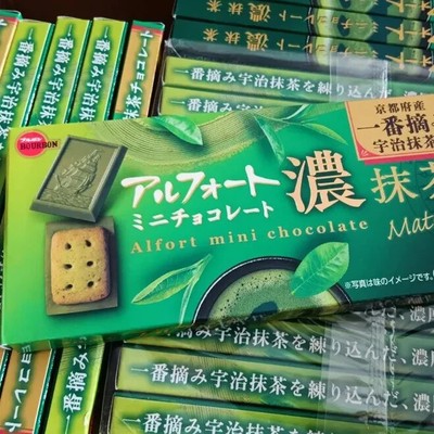 ALFORT MINI CHOCOLATE RICH MATCHA 12P 78G 5 BOXES