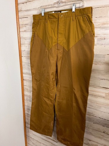 Gamehide Men's Canvas Brush Pants Size 38 Brown Outdoor Hunting Workwear Durable - Picture 2 of 3