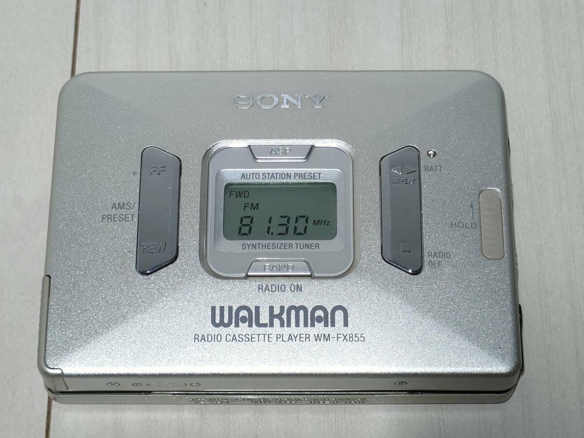SONY WM-FX855 Silver Walkman Radio Cassette Player Good | eBay