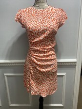 Reformation Connell Cap Sleeve Midi Crepe Dress in Cupid Hearts 6 NWT