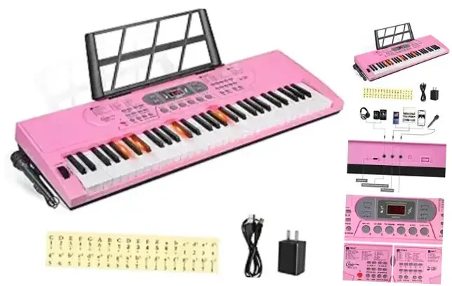 Learn to deals play illuminated keyboard
