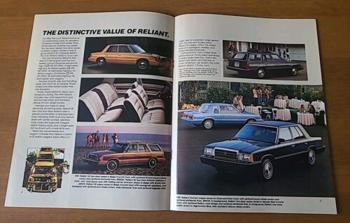 The 1984 Plymouths Match Them (If You Can) Dealership Brochure - Picture 3 of 5