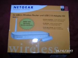 NETGEAR - 54 MBit/s Wireless Router mit Netzteil und Anleitung