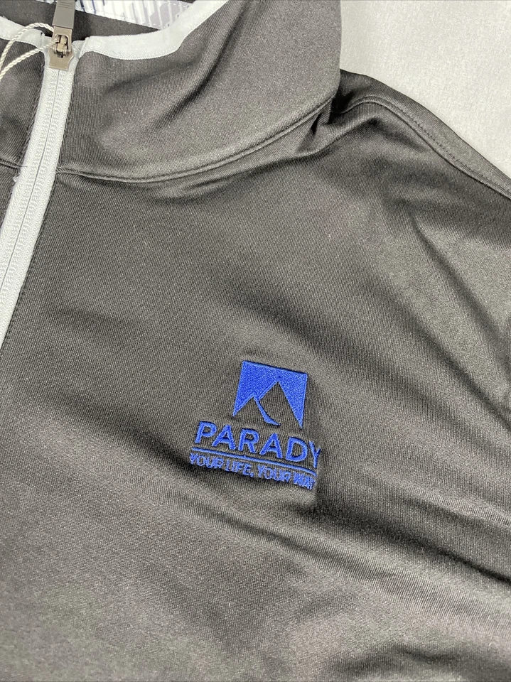 Puma Golf Pullover Outing Chest Logo 1/4 Zip Large Black Polyester NWT MSRP $65 - Image 4 of 4