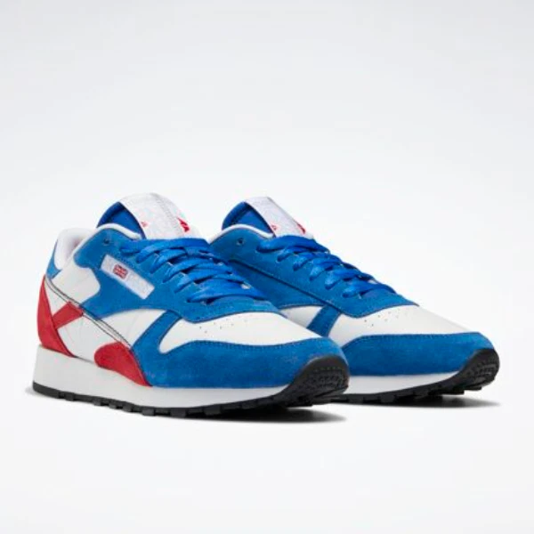 Reebok classic cheap red and blue