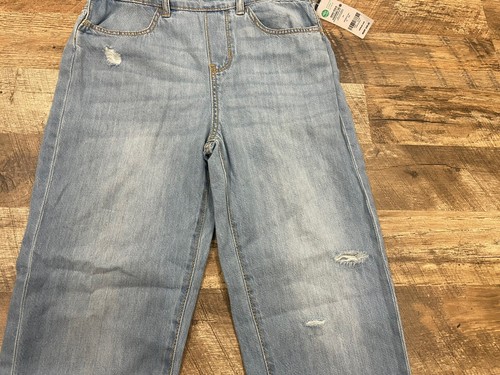 OshKosh Bgosh Girls Light Wash Blue Denim bib Pocket Overalls Size 10 - Picture 3 of 11