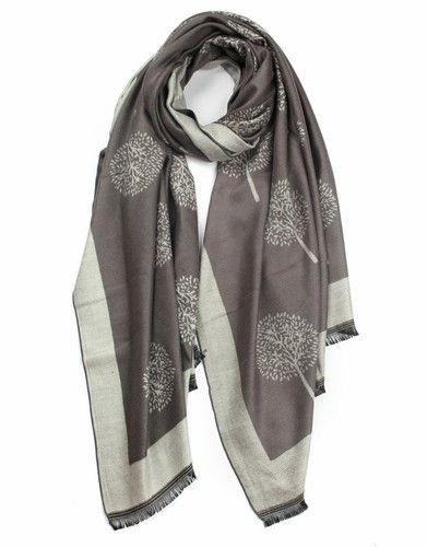 Baum des Lebens Kaschmirmischung schöne Boutique Frau Mädchen Winter Schal - Bild 7 von 9