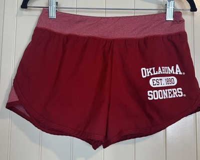 Oklahoma Sooners OU womens red athletic shorts sz S Rivalry Threads Active gym