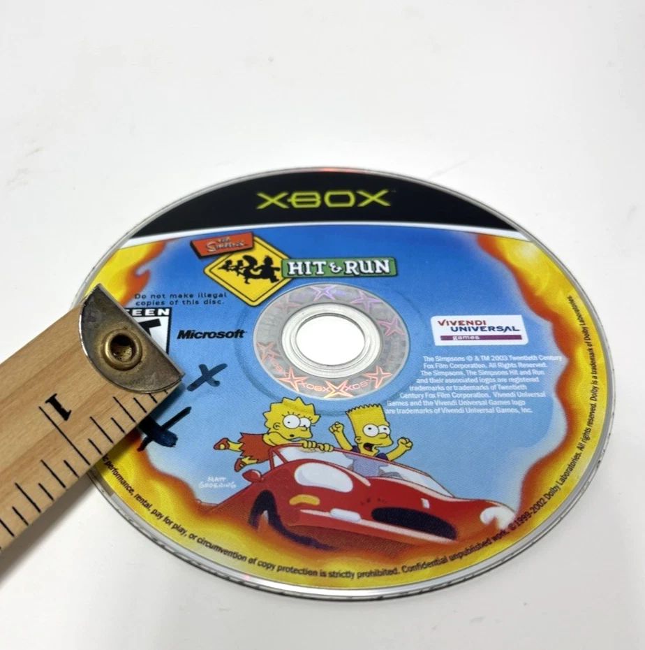 The Simpsons Hit & Run Xbox Game Disc Only Tested Working -Disc Only! - Image 2 of 3