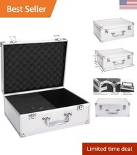 Compact Tattoo Kit Box - Heavy-Duty Aluminum Organizer with Lock 12.6 x 9.5"