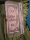 2001A $1 Federal Reserve Note PMG 66 EPQ FR# 1927-F BL Gem Unc Near Solid Two's  — photo 1