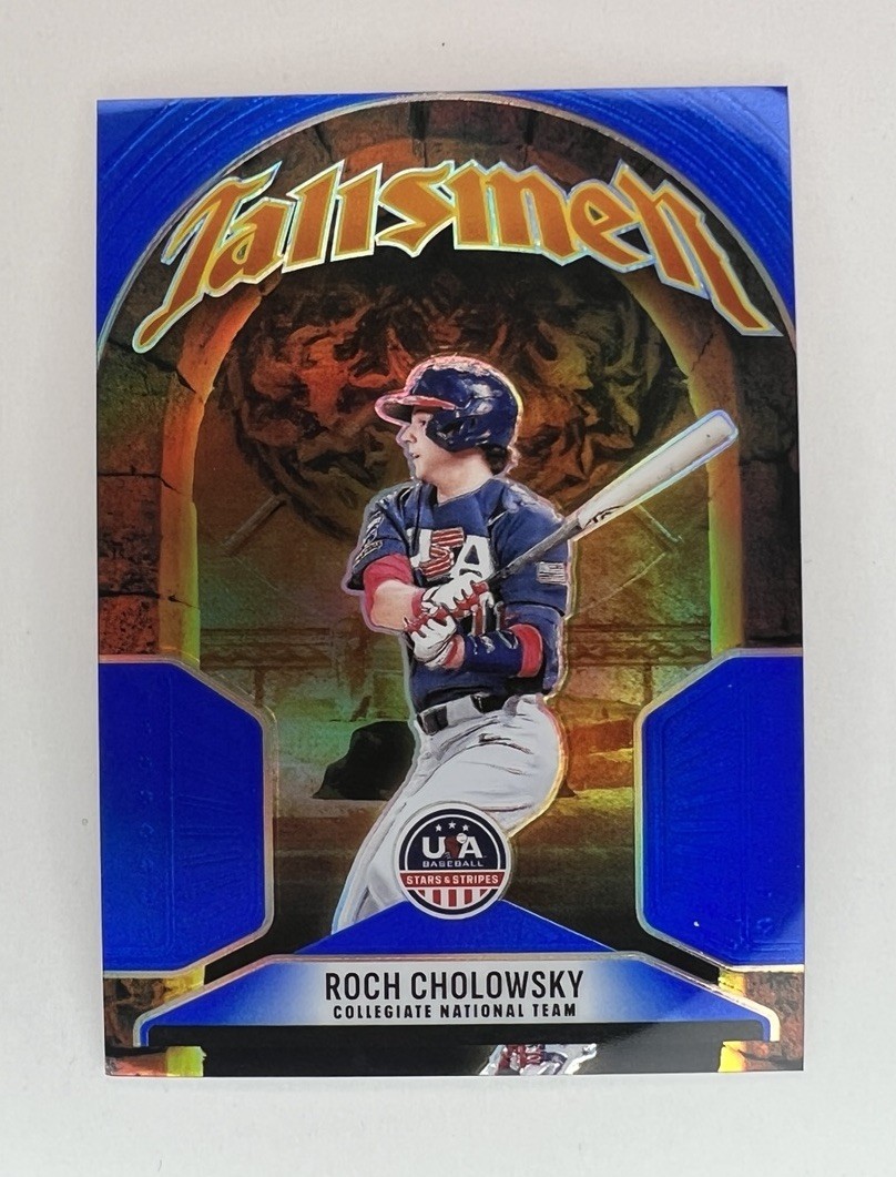 2026 Panini USA Baseball /99 Roch Cholowsky BLUE TALISMEN PRIZM #14