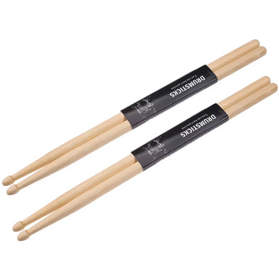 Drum Sticks, 2 Pair 5A Maple Drumsticks - made of hard maple wood (new)