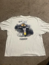 Abercrombie And Fitch Red Bull Oracle Racing T-shirt Size XXL Soft Y2K White
