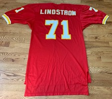 1970s Dave Lindstrom Kansas City Chiefs Game Used Worn Football Jersey LOA