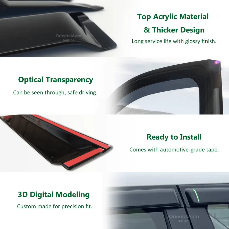 Weather Shields for Mazda CX-5 CX5 2012-2017 - image 2 of 4