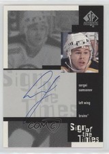 1999-00 SP Authentic Sign of the Times Sergei Samsonov #SS Auto 05u8