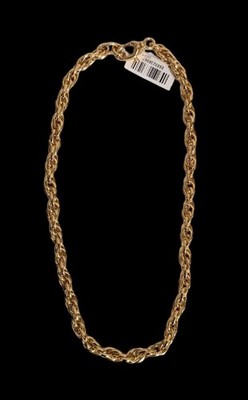 Soave Oro 14K Gold Electroform Rolo Kette Halskette - 18'' - Neu mit Etikett - $ 728,95