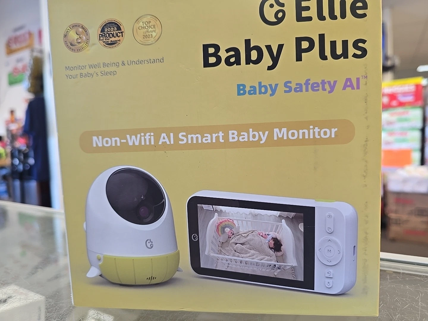 Baby Monitor with Stand,5'' IPS 2K UHD Resolution,2Way Talk,No WiFi,Night Vision