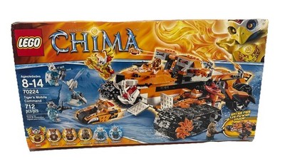 LEGO: LEGENDS OF CHIMA, Tiger's Mobile Command 70224 SEALED * Box Damaged/Read
