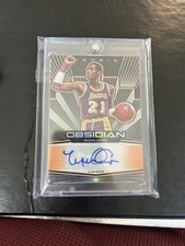2019-20 Panini Obsidian - Matrix Auto  Michael Cooper Electric Etch Orange /35 