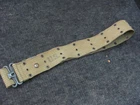 WW2 WWII US Army Military Early War Tan Khaki Web Pistol Belt Vintage 1943