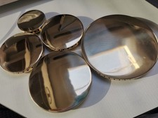 5 Stück Lacanche Messing Brennerkappen - Modell vor 2000 Cluny - Top Zustand