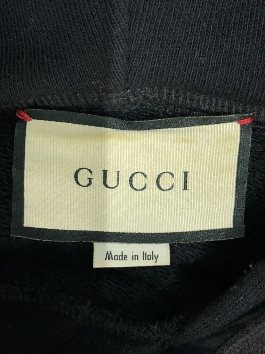 Gucci felpa con cappuccio XS velluto a coste nero 475374 XJAPA usata