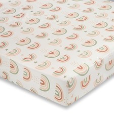 100 Cotton Breathable Fitted Baby and Toddler Sheet for Standard Mattress 2...