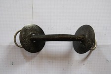 Mors en cuir avec plaque de côté avec de belles décorations