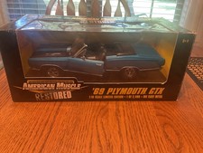 69 Plymouth Gtx Restored Series 118 American Muscle Limited Diecast Model