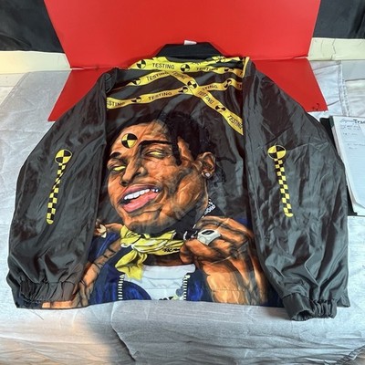 ジャケット・アウター Ap-shop A$AP Rocky Testing by Nagri Mens Large Jacket Windbreaker Snap Up