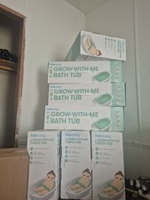 Frida Baby 4-in-1 Grow-with-Me Bath Tub  Control The Flow Rinser Cup Bath Time