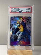 One Piece CCG Trafalgar Law Manga Alternate Art OP05-069 PSA 10 Gem Mint