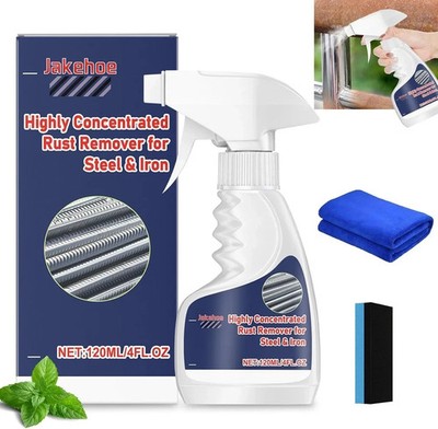 New Heavy Duty Rust Removal for Metal,Multipurpose Rust Remover Spray,Stainless