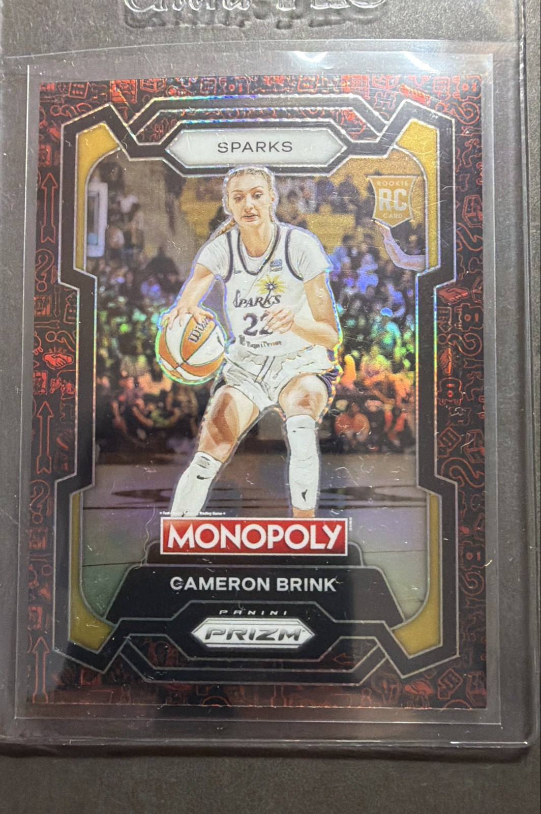 2024 Panini Prizm Monopoly WNBA - Cameron Brink #39 Classic Icons Red Prizm (RC)