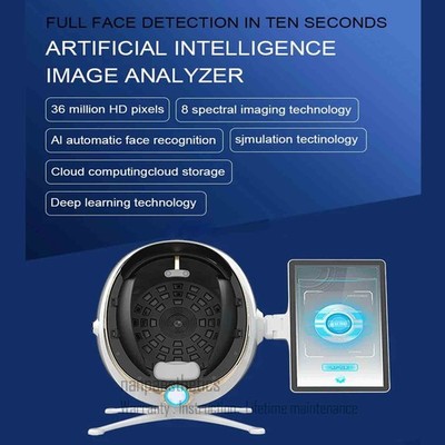 Pro Dermatologia Face 3D Facial Skin Analyzer Scanner Machine Salon Spa Analysis