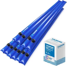 10 ft. Dual Chamber Pool Water Tubes for Pool Cover (5 Pack), 0.4 mm PVC
