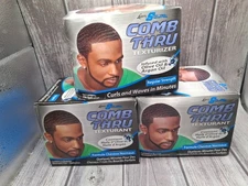 3 Pack Luster's S-Curl Comb Thru Texturizer Regular Strength Argan & Olive Oil