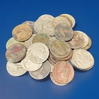 Buffalo Nickels - Roll of 40 CULL - 1913-1938 US Coins NO DATE, Corroded, Acid