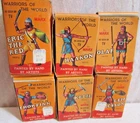 1960's Marx playset Hong Kong   warriors of world 6 boxed Vikings cards