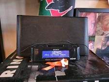 Sony XDR-DS12iP DAB DAB+ Radio FM. 30 Pin iPod  Docking Station Alarm Clock.