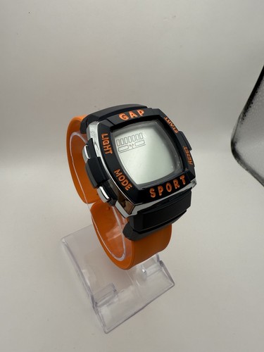 Gap Sport Slap Watch Quartz Digital Neon Orange (Needs Battery) Unisex S415950 - Picture 4 of 10