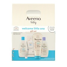 Aveeno Baby Welcome Little One Gift Set, Skincare Set with Nourishing Body Wash