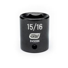 1/2 In. Drive 6 Point SAE Standard Impact Socket 15/16 In.