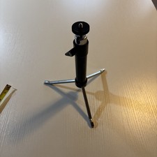 Vintage Table Top Compact Mini Camera Ball Head Tripod - 7"